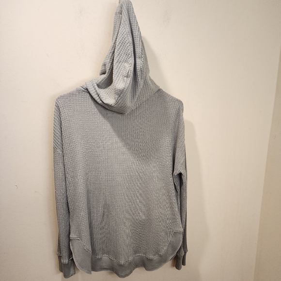 Marc New York Olive Light Weight Pullover Hooded Sweatshirt size S - Picture 4 of 10